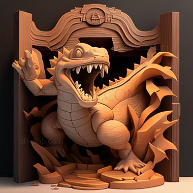 3D model Wild in the Streets Ancient Pokmon Rampage (STL)